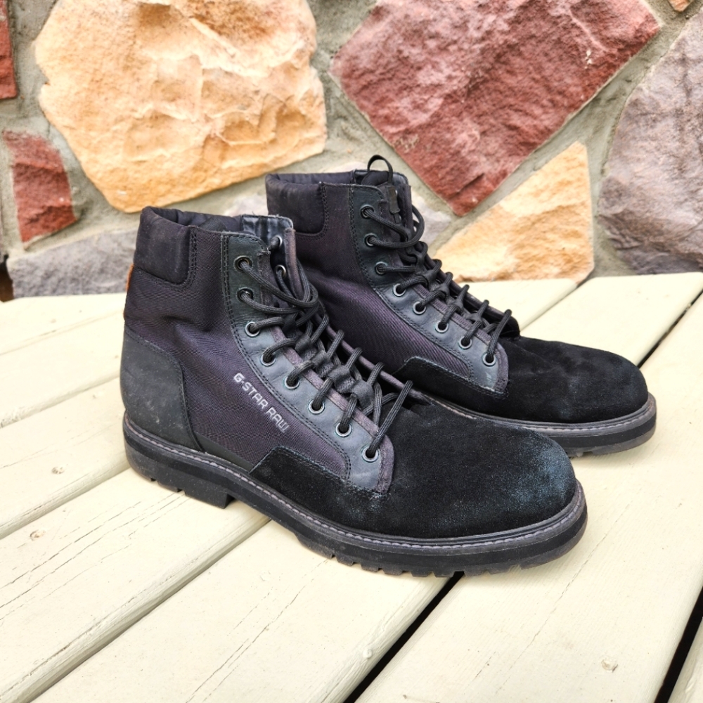 G-STAR Raw Suede Boots Mens Size 11